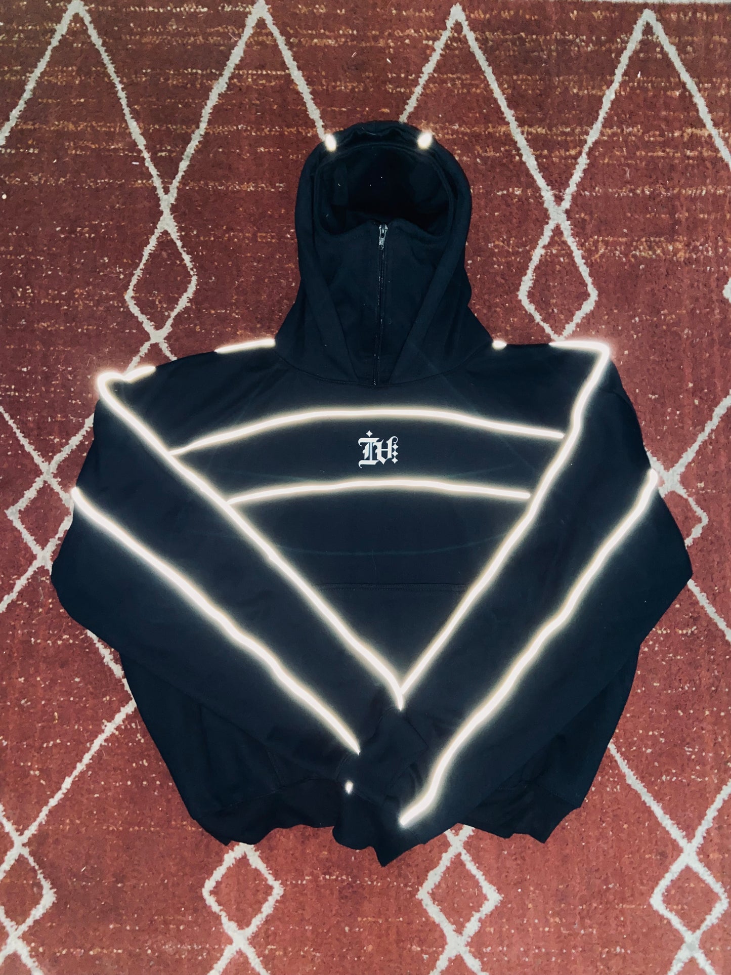 HOODIE DOBLE GORRO REFLEX