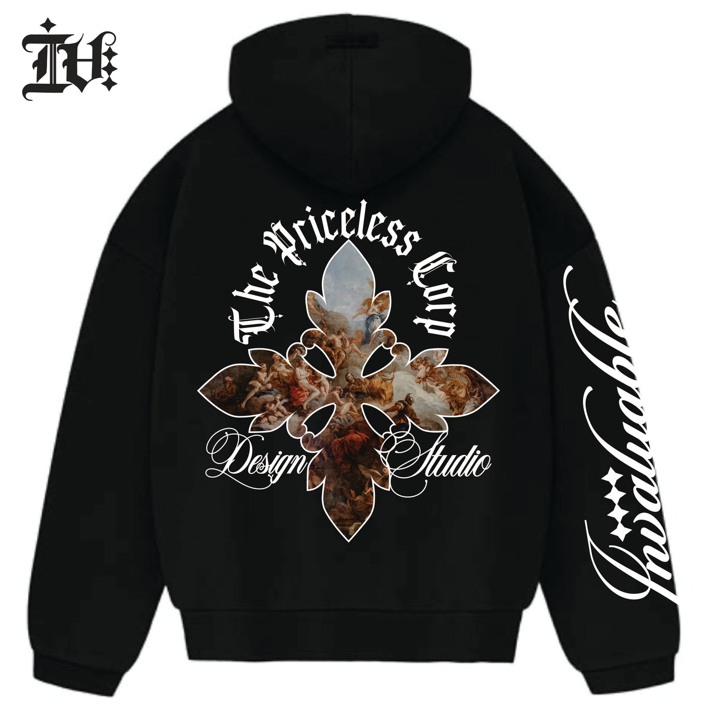 HOODIE NEGRO THE PRICELESS CORP