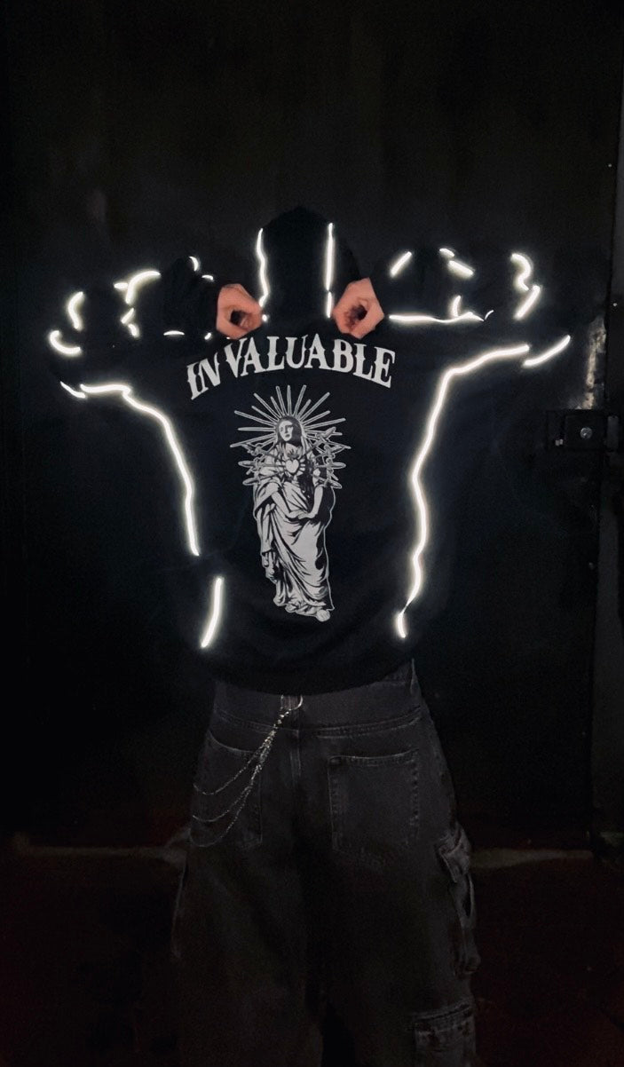 HOODIE DOBLE GORRO REFLEX