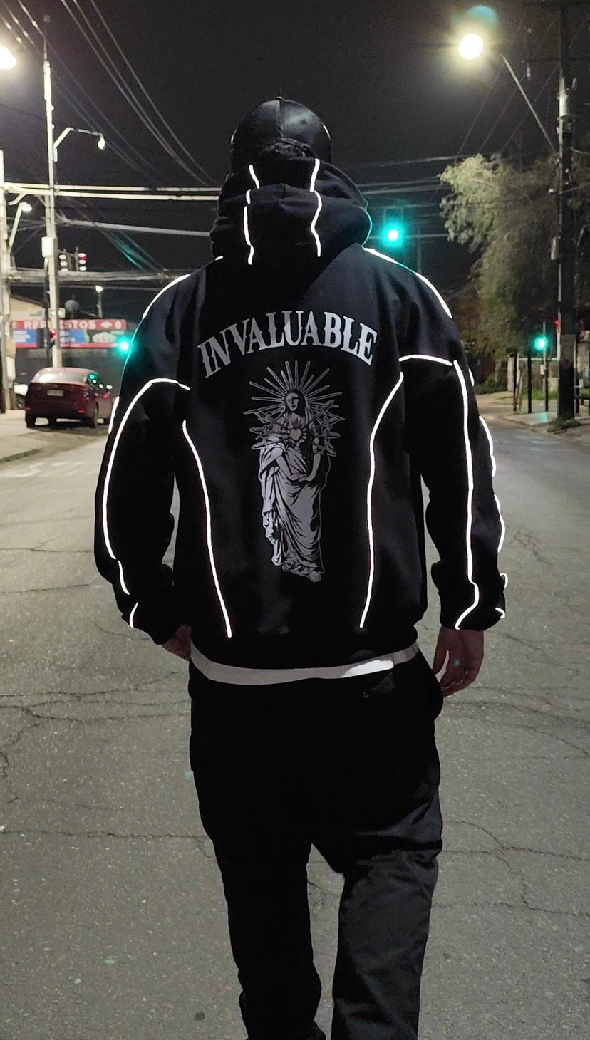 HOODIE DOBLE GORRO REFLEX