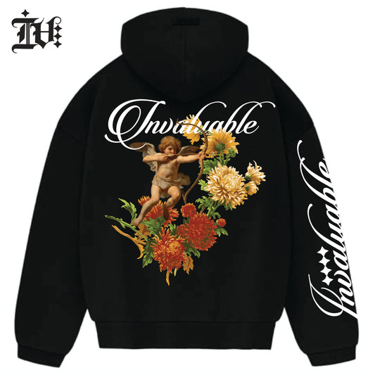 HOODIE ANGEL AND FLOWERS